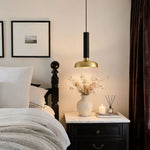 Aurelia Nordic Pendant Light – Minimalist Gold Ceiling Lamp for Modern Interiors
