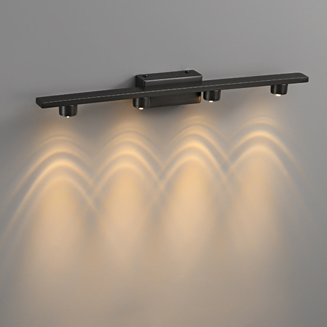 Minimalist LED Vanity Light Bar for Bathroom Mirror – Modern Black Wall Mount