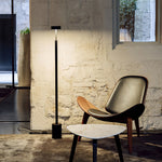 Petite Floor Lamp with Dimmable LED Reading Light, Modern Minimalist Pole Lamp