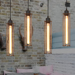 Industrial Linear LED Pendant Light in Matte Black for Modern Interiors