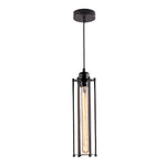 Industrial Linear LED Pendant Light in Matte Black for Modern Interiors