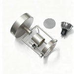 Aurelle Industrial Wall Sconce in Silver Die-Cast Aluminum