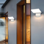Industrial Outdoor Wall Sconce with Adjustable Head, IP65 Waterproof Aluminum LED Light