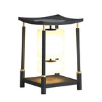 Solar LED Outdoor Lanterns with Asian-Inspired Design