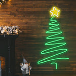 Luminous Christmas Tree LED Neon Sign – Modern Acrylic Wall Art