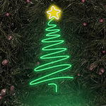 Luminous Christmas Tree LED Neon Sign – Modern Acrylic Wall Art