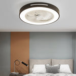 Inverter Bladeless Ceiling Fans Light Intelligent Ceiling Fan Lamp With Remote Control Wind Guiding