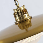 Aurelia Copper Iron Pendant Light with Adjustable Chain