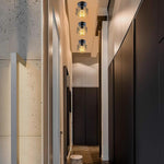 Aurelia Wire Frame Lantern Semi-Flush Ceiling Light in Matte Black