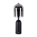 Italian Minimalist Glass Table Lamp with Dimmable LED