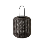 Woven Outdoor LED Lantern in Stainless Steel, Modern Minimalist Garden Light
