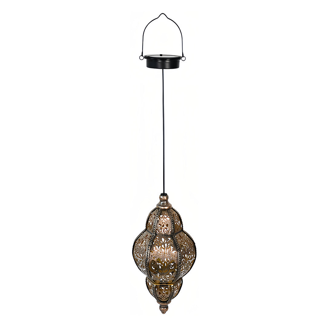 Solar-Powered Moroccan Lanterns for Outdoor Patio and Garden