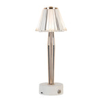 Classic Touch Table Lamp with USB Charging, Iron & Acrylic