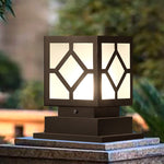Led Black Outdoor Post Lights Outdoor Lighting For Garden Hwd00055