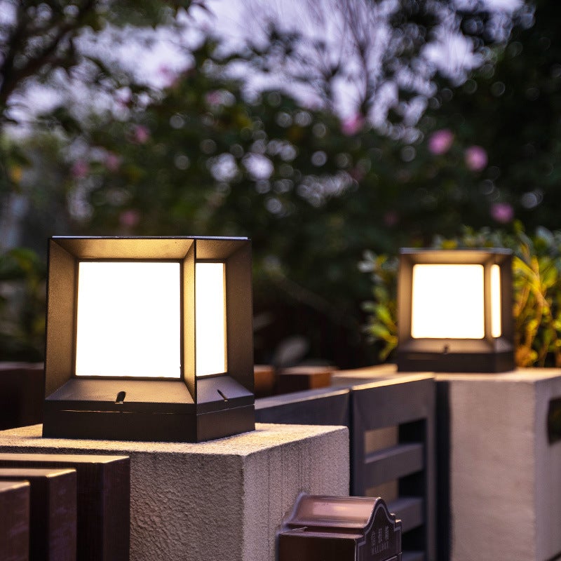 Led Solar Powered Outdoor Landscape Lights Post Lights Lawn Lights