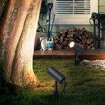 Modern LED Tree Spotlights in Black Aluminum, IP65 Waterproof, Adjustable Garden Uplights
