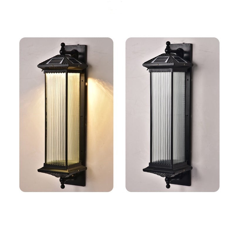 Led Solar Outdoor Wall Lights Waterproof Exterior Lights Backyard Lighting