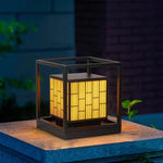 Black Led Lantern Lights Outdoor Post Lights Modern Outdoor Lighting Hwd00051