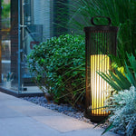 Modern Black Round Outdoor Lantern Lights Outdoor Led Lighting Hwd00021