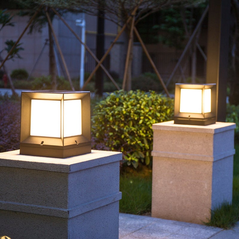 Led Solar Powered Outdoor Landscape Lights Post Lights Lawn Lights