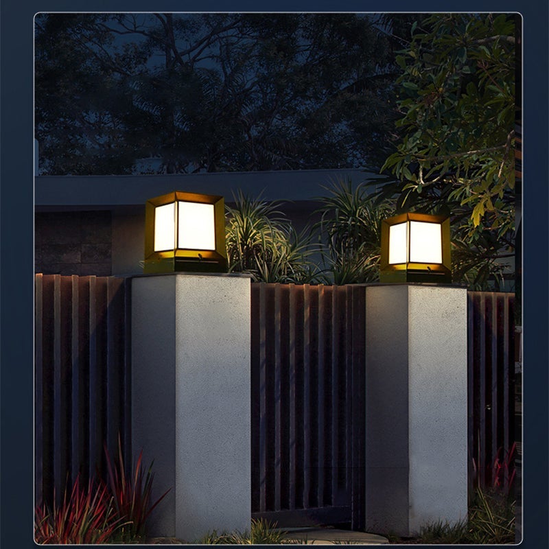 Led Solar Powered Outdoor Landscape Lights Post Lights Lawn Lights