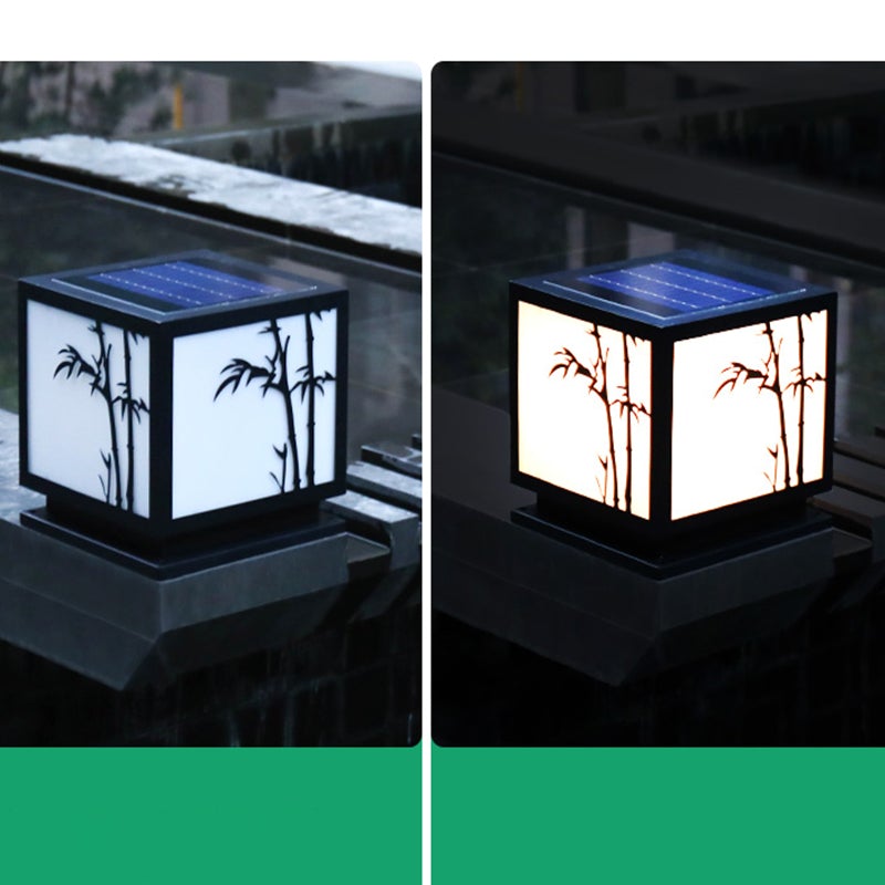 Solar Powered Outdoor Post Lights Led Landscape Lighting Hwd00052