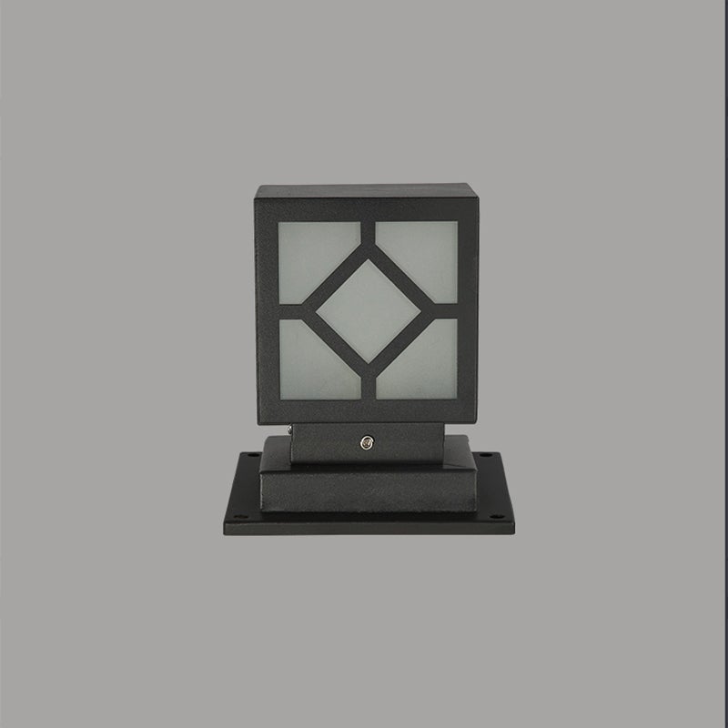 Led Black Outdoor Post Lights Outdoor Lighting For Garden Hwd00055