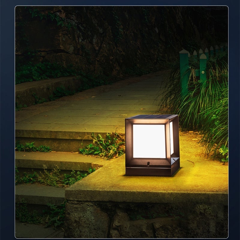 Led Solar Powered Outdoor Landscape Lights Post Lights Lawn Lights