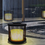 Modern Black Round Outdoor Lantern Lights Outdoor Led Lighting Hwd00021