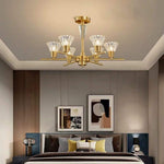 Scandinavian Style 6 8 Light Copper Pendant Ceiling Light