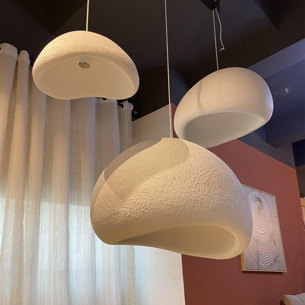 Zenra Organic Wabi-Sabi Chandelier – Designer HDPE Pendant Light