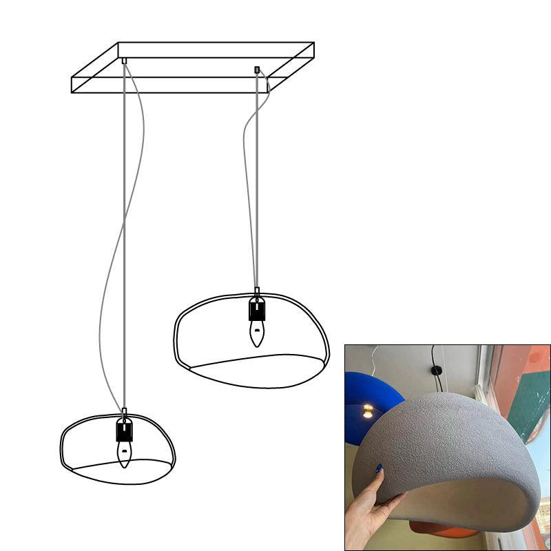 Zenra Organic Wabi-Sabi Chandelier – Designer HDPE Pendant Light