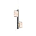 Modern Cloud Stone Kitchen Island Chandelier with Gold Aluminum Frame