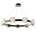 Modern Cloud Stone Kitchen Island Chandelier with Gold Aluminum Frame