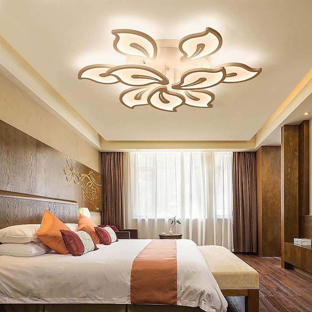 Lumière Botanica LED Flush Mount Ceiling Light in Metal and Acrylic