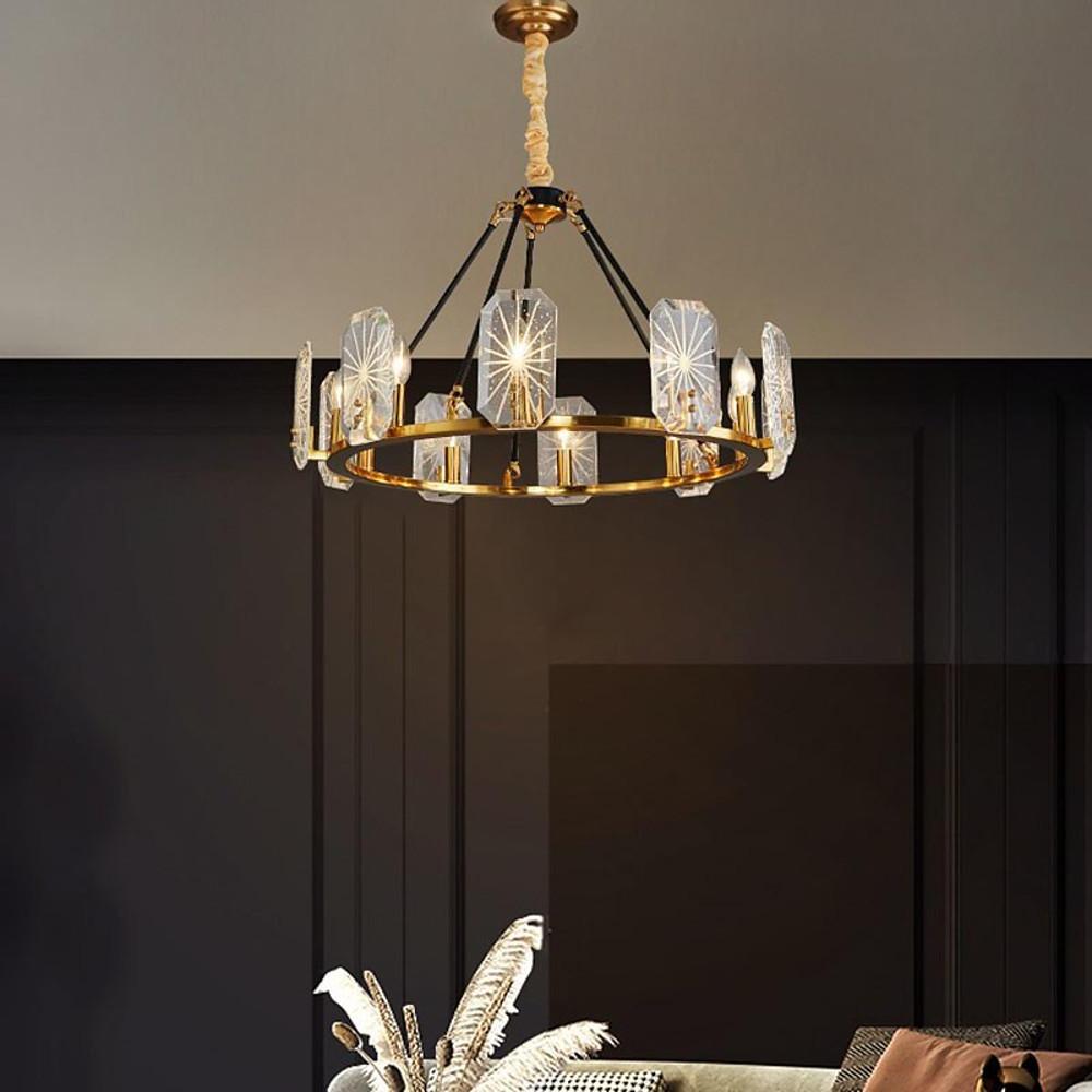Wagon Wheel Chandeliers 8 Or 10 Lights Gold Finish