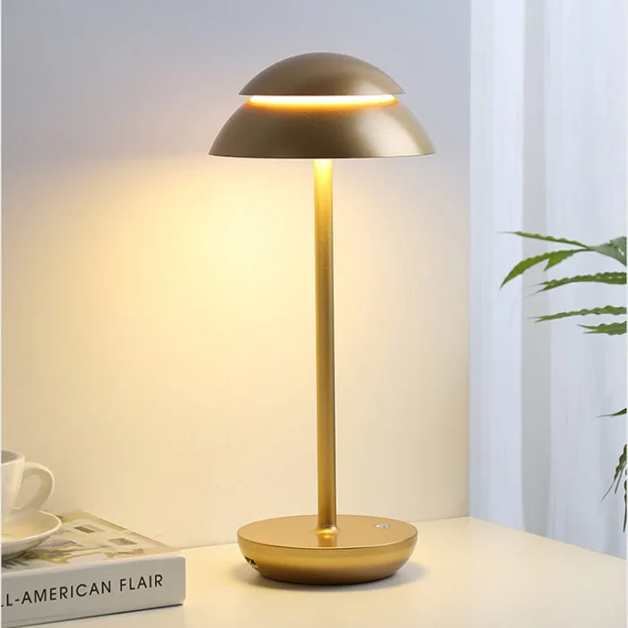 Creative Double Layer Dome Table Lamp
