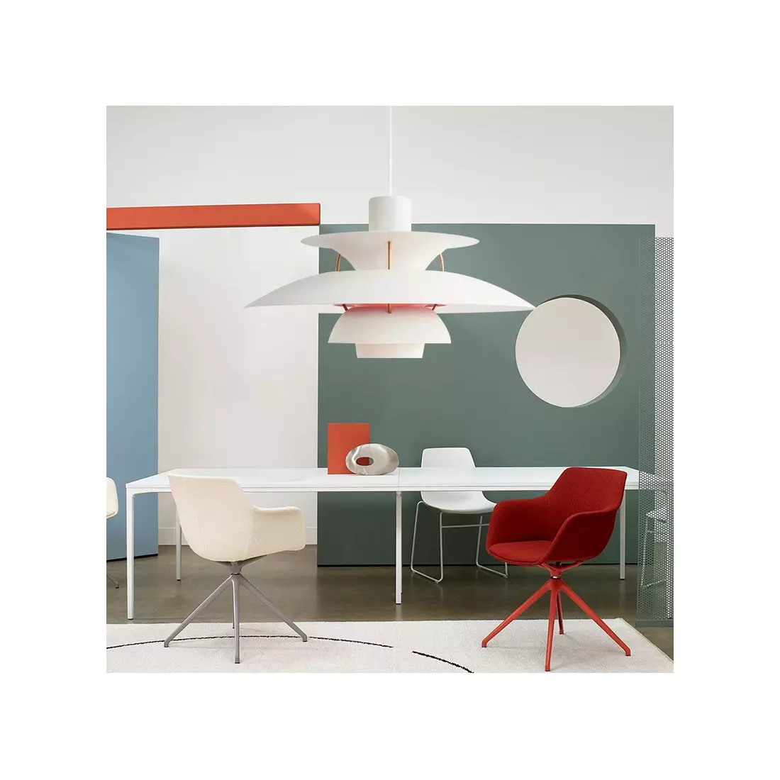 Multilayer Metal Pendant Light