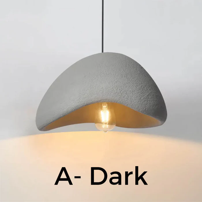 Japanese Wabi Sabi Style Bird Nest Shape Pendant Light