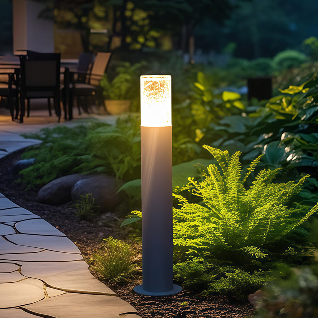 Modern Landscape Bollard Lights Waterproof Die-Cast Aluminum Outdoor Lamp