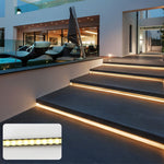 Architectural Landscape Lighting Set with Well Light, Step Light & Transformer