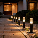 Bamboo Joint LED Bollard Light for Modern Landscape