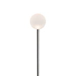 Reed Ball LED Pathway Light – Modern Landscape Lighting in Nickel
