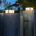 Landscape Line Silhouette Solar Outdoor Waterproof Led Garden Lawn Light