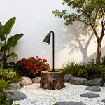 Modern Landscape Path Lights with Glass Shade for Outdoor Garden Walkways