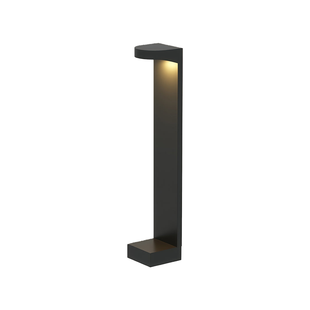 Minimalist Outdoor Pathway Bollard Light with Warm LED Glow