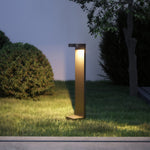 Minimalist Outdoor Pathway Bollard Light with Warm LED Glow