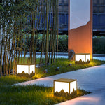 Landscape Silhouette Solar Outdoor Waterproof Led Post Light For Garden Fence
