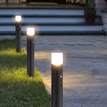 Solar Bollard Light Outdoor Garden Aluminum LED Landscape Lamp
