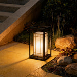 Luxury Copper Lantern Bollard Light for Outdoor Minimalist Spaces